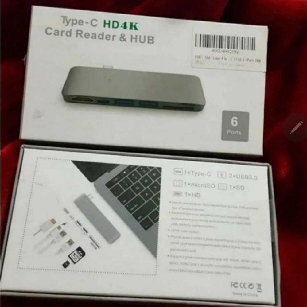 TYPE C CARD Reader & Hub